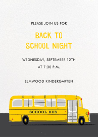 Birthday Bus - School Event Invitation by Paperless Post