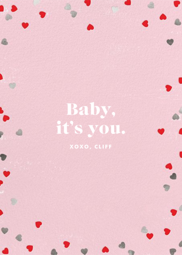 Confetti Hearts - Valentine's Day Card by Paperless Post