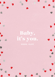 Confetti Hearts - Valentine's Day Card by Paperless Post