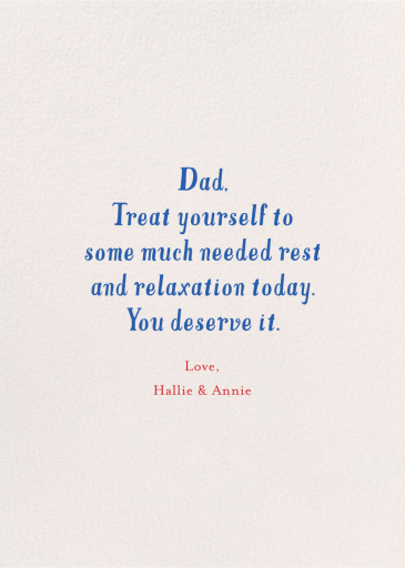 Dad Doodles by Mr. Boddington's Studio - Back