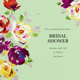 Rosy Dreams - Bridal Shower Invitation by kate spade new york