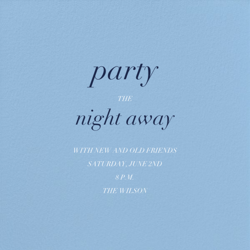 Spring Rain - Party Invitation by Paperless Post