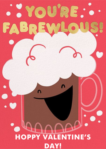 Fabrewlous - Valentine's Day Card by Hello!Lucky