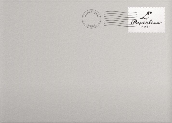 Nightly (New Years) - Paperless Post Envelope