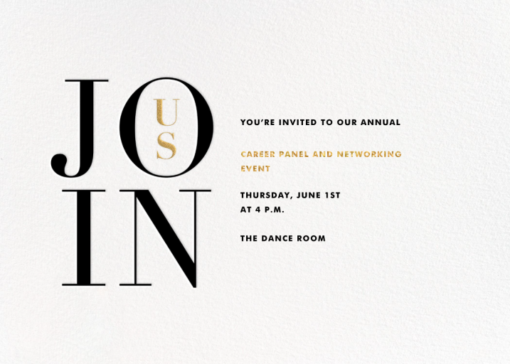 Almaviva - Alumni Event Invitation by Paperless Post