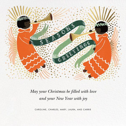 Hark the Heralds - Christmas Card by Rifle Paper Co.