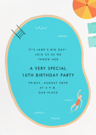 Maude's Pool - Birthday Invitation by Paperless Post