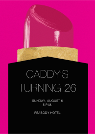 Lippy - Birthday Invitation by Paperless Post