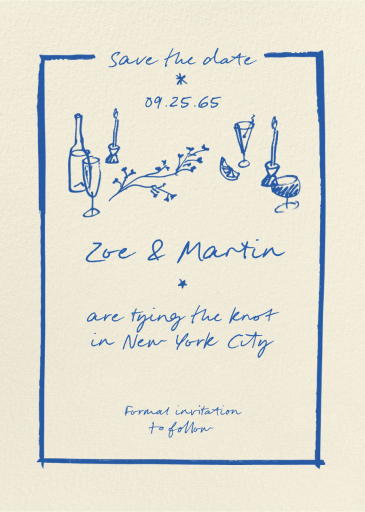 Table Sprig - Invitation by Pulp Templates Co.