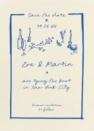 Table Sprig - Save the Date by Pulp Templates Co.