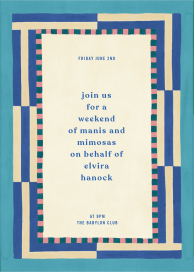 Milla - Bachelorette Party Invitation by Lisa Corti