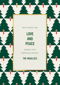 Tree Tessellation - Holiday Card by kate spade new york