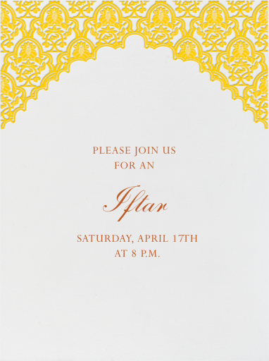 Arabesque - Ramadan & Eid Invitation by Paperless Post