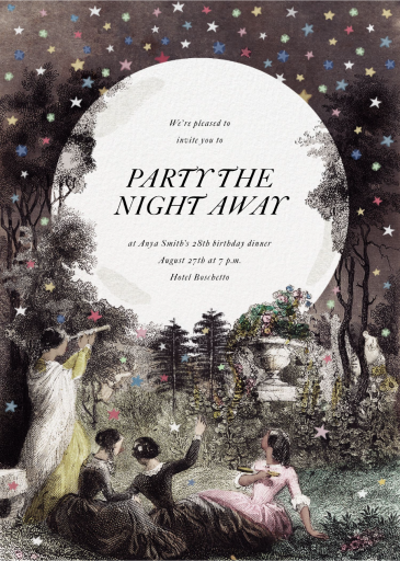 Once Upon a Star - Invitation by John Derian