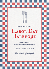 Red White and BBQ - Labor Day Invitation by Paperless Post