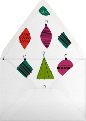 Ornament Exchange - Crate & Barrel Envelope