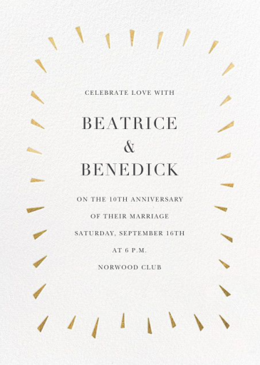 Éclat - Anniversary Invitation by Paperless Post