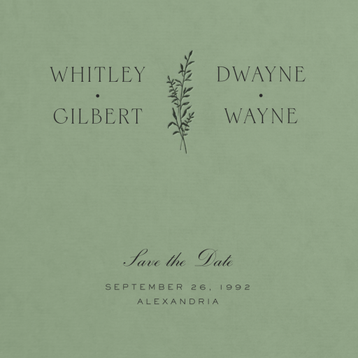 Keen (Square) - Save the Date by Paperless Post