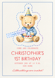 Thin Line (Custom Magic Art) - Birthday Invitation by Paperless Post