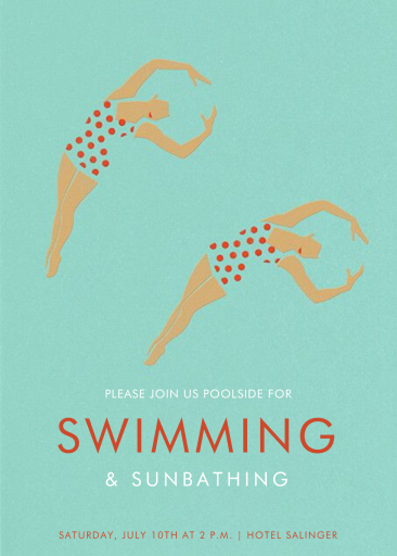 Bathing Beauties - Summer Party Invitation by Paperless Post