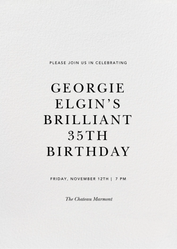 Konfetti Photo - Birthday Invitation by Kelly Wearstler - Back