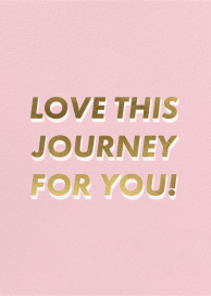It’s the Journey - Encouragement Card by Party Mountain