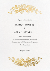 Floral Silhouette (Invitation) - Wedding Invitation by Rifle Paper Co.