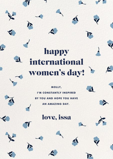 Dainty Bloom - International Women's Day Card by kate spade new york