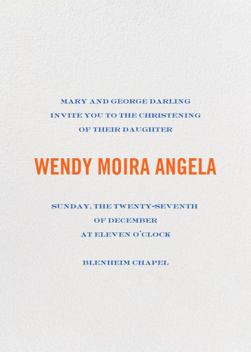 For Ever and Ever - Baptism & Christening Invitation by Mr. Boddington's Studio - Back