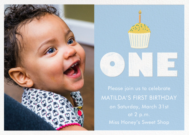 Cupcake First Birthday - Birthday Invitation by Paper Source