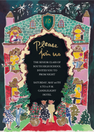 Fox Fete - Prom Invitation by Happy Menocal