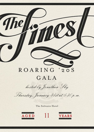 Barrel Aged - Fundraiser Invitation by Paperless Post