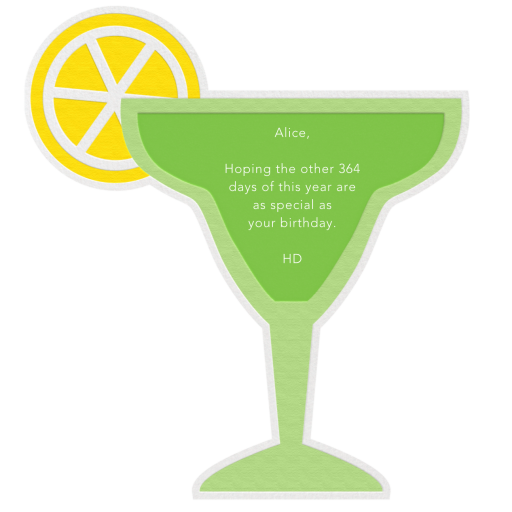 On the Rocks (Greeting) by Jonathan Adler - Back