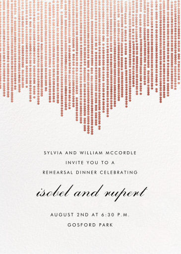 Josephine Baker - Rehearsal Dinner Invitation by Paperless Post