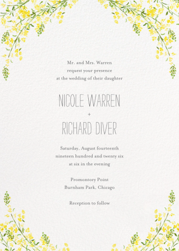 Heathers (Invitation) - Wedding Invitation by Paperless Post