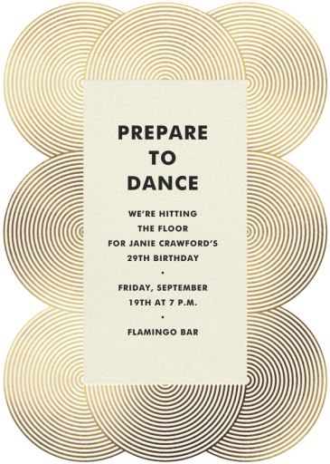 Fillmore - Birthday Invitation by Jonathan Adler
