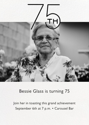 Decade Photo - Birthday Invitation by Paperless Post