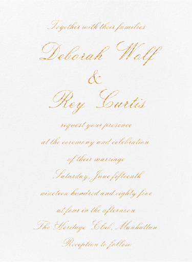 Manutius - Wedding Invitation by Paperless Post