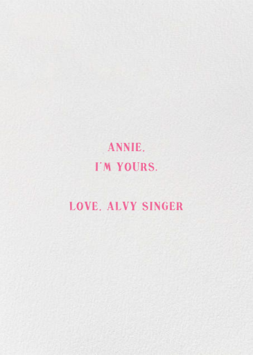 Valentine Arrow (Carrie Gifford) - Valentine's Day Card by Red Cap Cards - Back