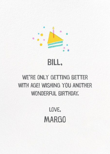 Birthday Array - Birthday Card by Hello!Lucky - Back