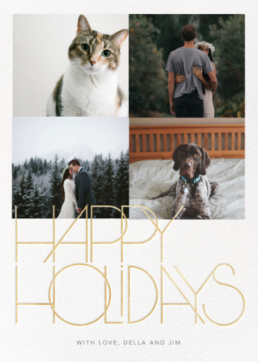 Avant-Garde Holiday - Holiday Card by Paperless Post