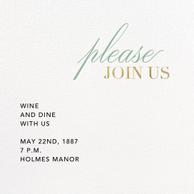 Please Join Us - Cocktail Party Invitation by Paperless Post