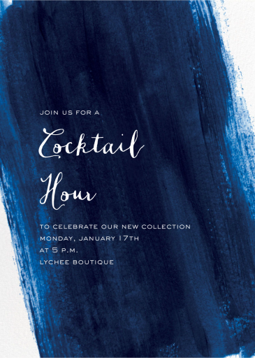 Sapphire - Cocktail Party Invitation by Paper Source
