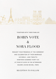 Skyline View (Invitation) - Wedding Invitation by Paperless Post