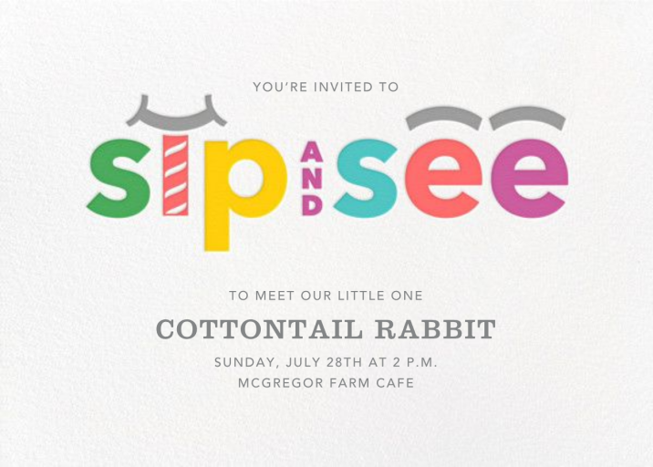 Sip, See, and Smile - Baby Shower Invitation by Paperless Post