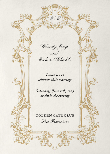 Baroque Frame - Invitation by Paperless Post