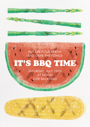 BBQ Musts - Labor Day Invitation by Paperless Post