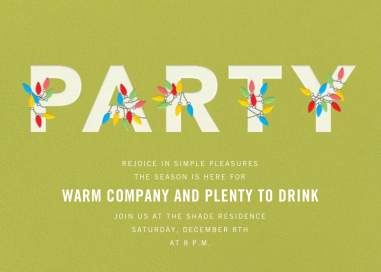 Tangled Up in Yule - Holiday Party Invitation by Paperless Post