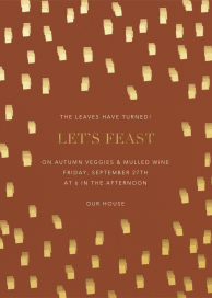 Flickering Lights - Dinner Party Invitation by Kelly Wearstler