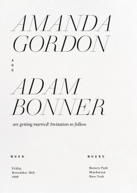 Quiet Luxury - Save the Date by Paperless Post